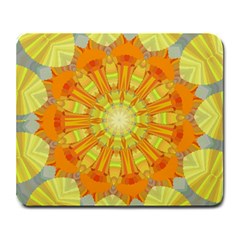 Sunshine Sunny Sun Abstract Yellow Large Mousepads by Nexatart