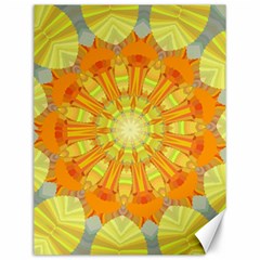 Sunshine Sunny Sun Abstract Yellow Canvas 12  X 16   by Nexatart