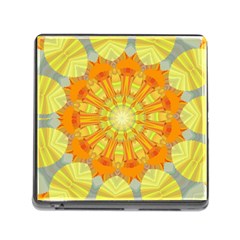 Sunshine Sunny Sun Abstract Yellow Memory Card Reader (square) by Nexatart