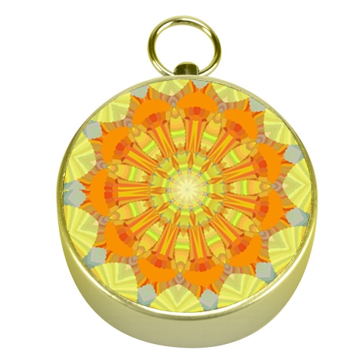 Sunshine Sunny Sun Abstract Yellow Gold Compasses