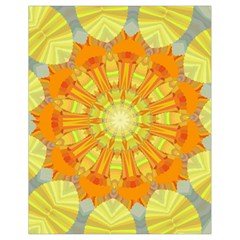 Sunshine Sunny Sun Abstract Yellow Drawstring Bag (small) by Nexatart