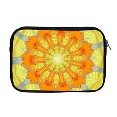 Sunshine Sunny Sun Abstract Yellow Apple Macbook Pro 17  Zipper Case by Nexatart