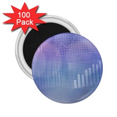 Business Background Blue Corporate 2 25  Magnets (100 Pack)  by Nexatart