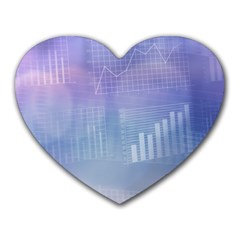 Business Background Blue Corporate Heart Mousepads by Nexatart