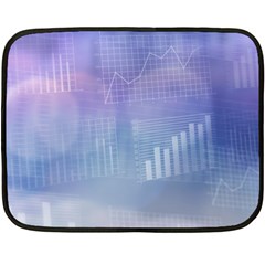 Business Background Blue Corporate Double Sided Fleece Blanket (mini)  by Nexatart