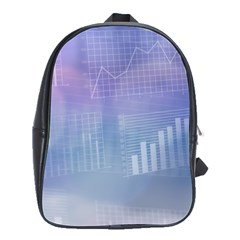 Business Background Blue Corporate School Bags(large)  by Nexatart