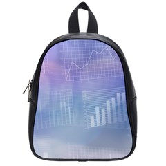 Business Background Blue Corporate School Bags (small)  by Nexatart