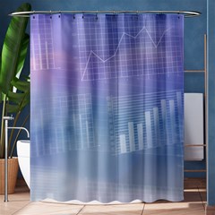 Business Background Blue Corporate Shower Curtain 60  X 72  (medium)  by Nexatart