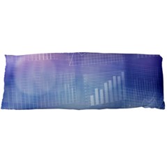 Business Background Blue Corporate Body Pillow Case Dakimakura (two Sides) by Nexatart