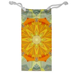 Sunshine Sunny Sun Abstract Yellow Jewelry Bag by Nexatart