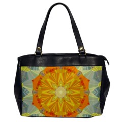 Sunshine Sunny Sun Abstract Yellow Office Handbags by Nexatart