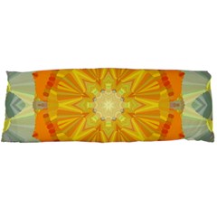 Sunshine Sunny Sun Abstract Yellow Body Pillow Case Dakimakura (two Sides) by Nexatart