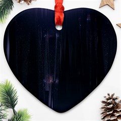 Abstract Dark Stylish Background Ornament (heart) by Nexatart