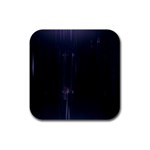 Abstract Dark Stylish Background Rubber Square Coaster (4 pack)  Front