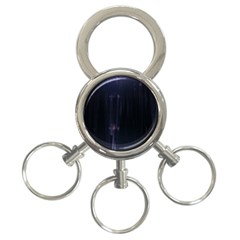 Abstract Dark Stylish Background 3-Ring Key Chains