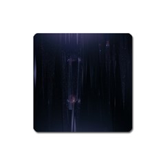 Abstract Dark Stylish Background Square Magnet