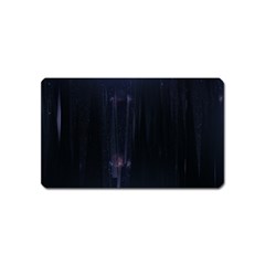 Abstract Dark Stylish Background Magnet (Name Card)