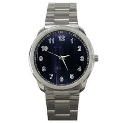 Abstract Dark Stylish Background Sport Metal Watch