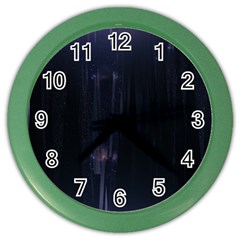 Abstract Dark Stylish Background Color Wall Clocks