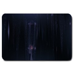 Abstract Dark Stylish Background Large Doormat 