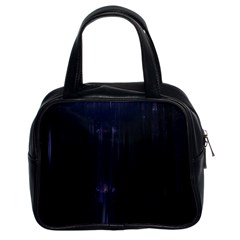 Abstract Dark Stylish Background Classic Handbags (2 Sides)