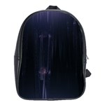 Abstract Dark Stylish Background School Bags(Large)  Front