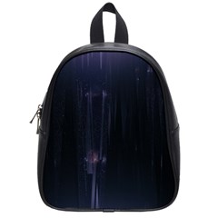 Abstract Dark Stylish Background School Bags (Small) 