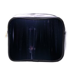 Abstract Dark Stylish Background Mini Toiletries Bags