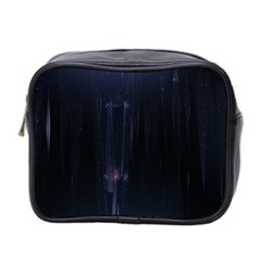 Abstract Dark Stylish Background Mini Toiletries Bag 2-Side