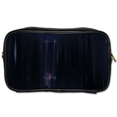 Abstract Dark Stylish Background Toiletries Bags 2-Side