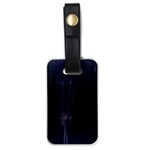 Abstract Dark Stylish Background Luggage Tags (One Side)  Front