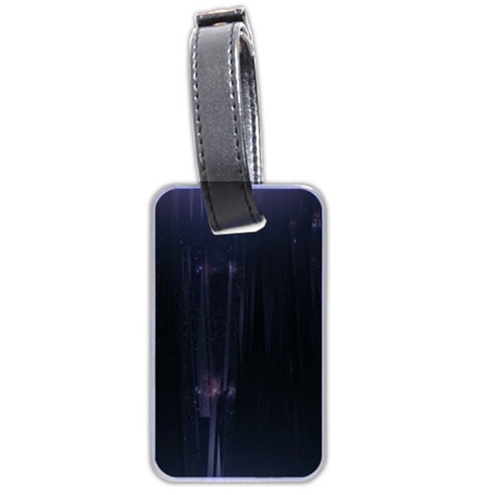 Abstract Dark Stylish Background Luggage Tags (Two Sides)