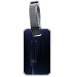 Abstract Dark Stylish Background Luggage Tags (Two Sides) Back