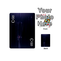 Abstract Dark Stylish Background Playing Cards 54 (Mini) 