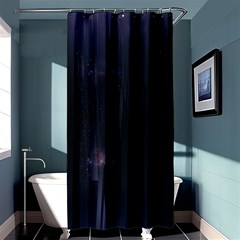 Abstract Dark Stylish Background Shower Curtain 36  x 72  (Stall) 