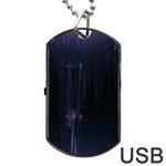 Abstract Dark Stylish Background Dog Tag USB Flash (Two Sides) Front