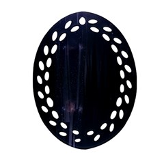 Abstract Dark Stylish Background Ornament (Oval Filigree)