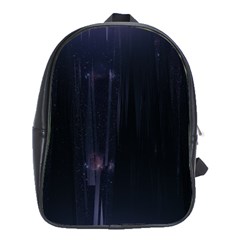 Abstract Dark Stylish Background School Bags (XL) 