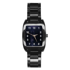 Abstract Dark Stylish Background Stainless Steel Barrel Watch by Nexatart