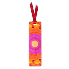 Mandala Orange Pink Bright Small Book Marks by Nexatart