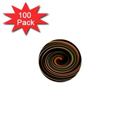 Strudel Spiral Eddy Background 1  Mini Buttons (100 Pack)  by Nexatart