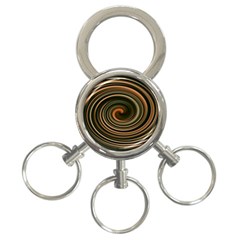 Strudel Spiral Eddy Background 3-ring Key Chains by Nexatart