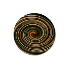 Strudel Spiral Eddy Background Magnet 3  (round) by Nexatart