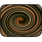 Strudel Spiral Eddy Background Fleece Blanket (Mini) 35 x27  Blanket