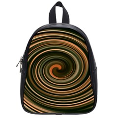 Strudel Spiral Eddy Background School Bags (small)  by Nexatart