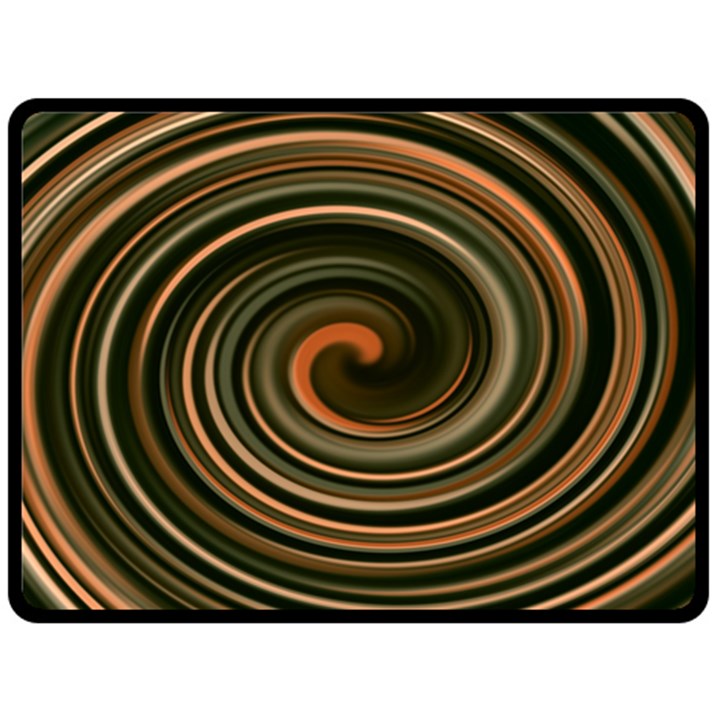 Strudel Spiral Eddy Background Fleece Blanket (Large) 