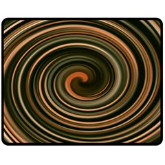 Strudel Spiral Eddy Background Fleece Blanket (medium)  by Nexatart