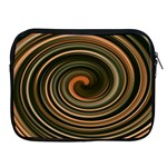 Strudel Spiral Eddy Background Apple iPad 2/3/4 Zipper Cases Front