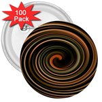 Strudel Spiral Eddy Background 3  Buttons (100 pack)  Front