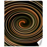 Strudel Spiral Eddy Background Canvas 8  x 10  8.15 x9.66  Canvas - 1